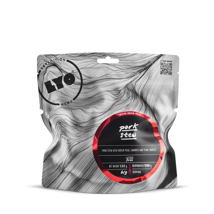 LYOFOOD Svinegryte – Kraftig turmiddag med grønnsaker og bønner - Game-On.no