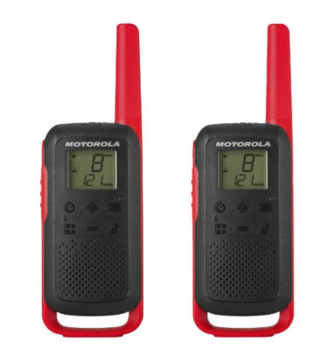 Motorola T62 Talkabout Walkie Talkie - Rød - gameon.eu