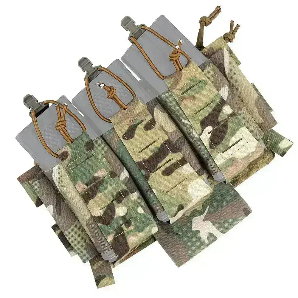 NP PMC - M4/STANAG Trippel Åpen Magasinlomme V2 - Multicam - Game-On.no