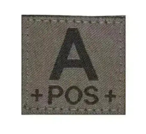 Patch - Blodtype A+ Borrelås - Type A Positiv - Game-On.no