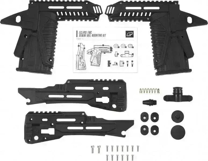 Planet Eclipse EMC Gemini Rail Mounting Kit - Svart - Game-On.no