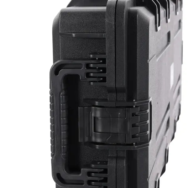 Specna Arms Smart Våpenkoffert 100cm, nærbilde av håndtak og lås