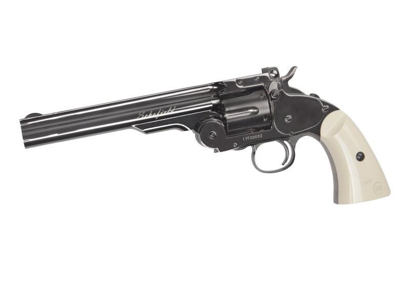 Schofield No. 3 Revolver - Full Metall - 4.5mm BB - Ivory Nickel - gameon.eu