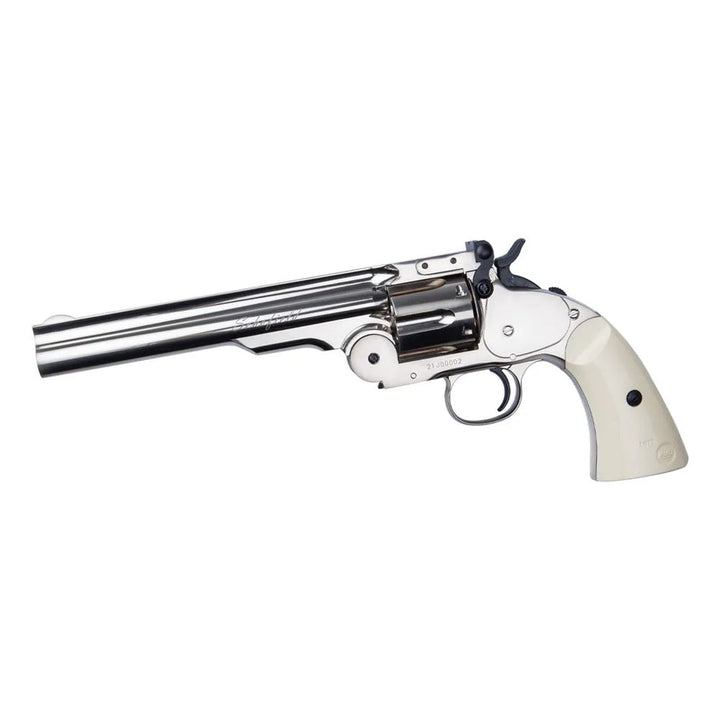 Schofield 6`- <tc>luftvapen</tc> Revolver - 4,5 mm Pellet - Silver