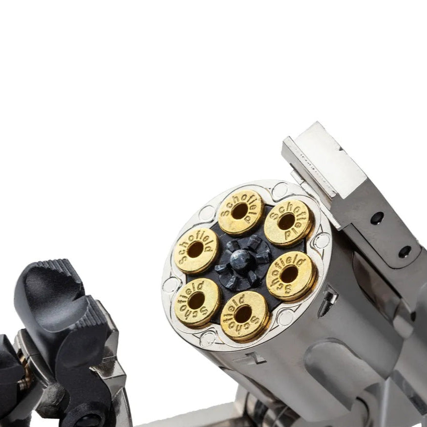 Schofield 6`- <tc>luftvapen</tc> Revolver - 4,5 mm Pellet - Silver