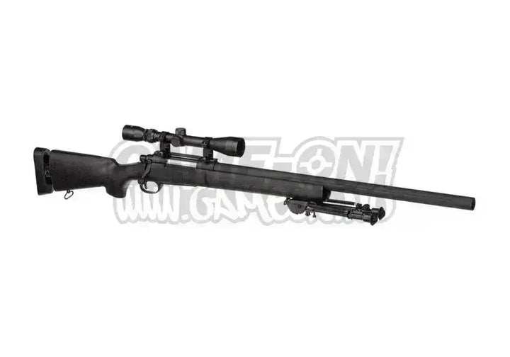 Snow Wolf - M24 SWS Airsoft Sniper med Tofot og Kikkertsikte - S - Game-On.no