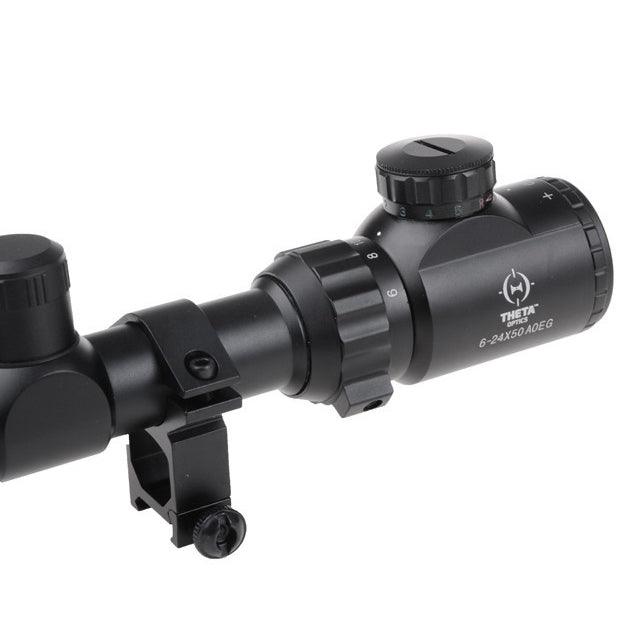 Theta - AOEG Sniper Kikkertsikte 6-24x50 RG - 21mm - gameon.eu