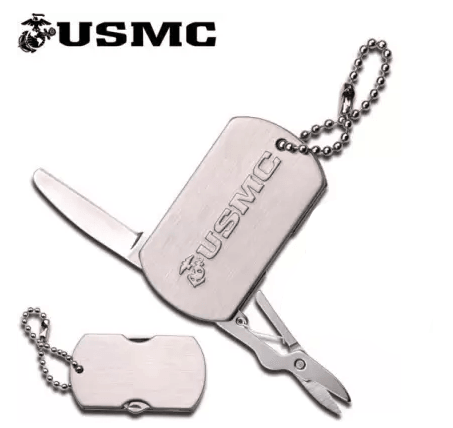 USMC - Dog Tag Multitool Foldekniv - gameon.eu