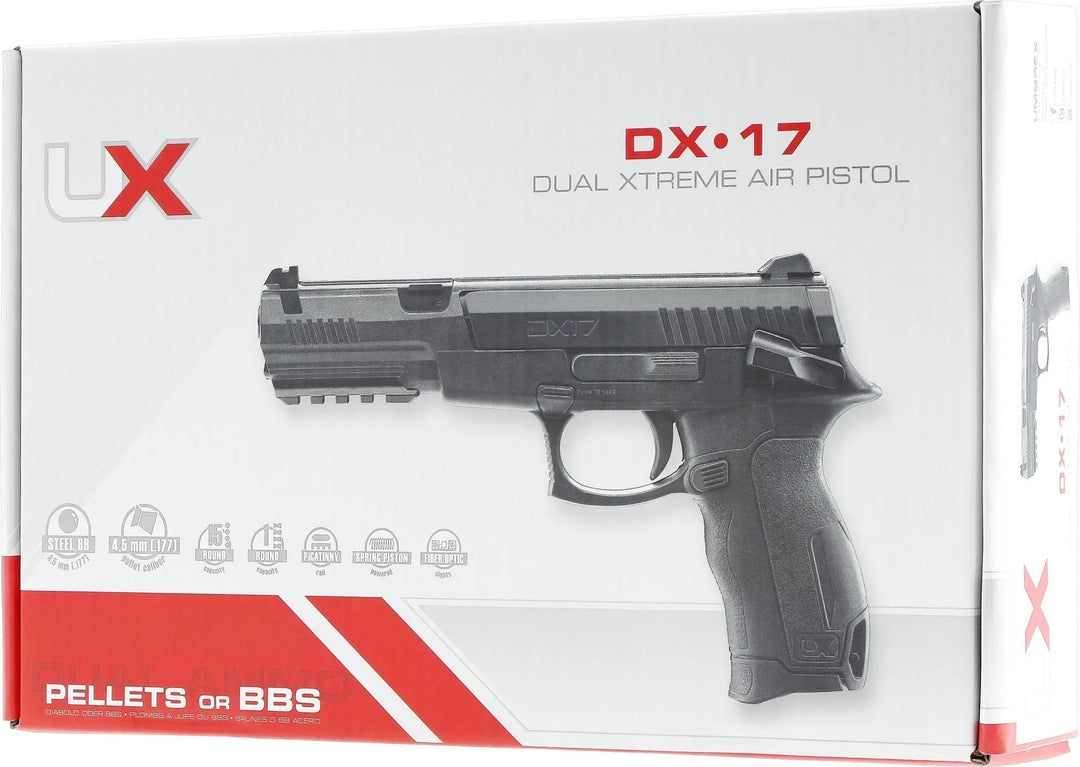 UX DX17 - 4.5mm Dual Ammo Luftpistol - Springer - gameon.eu