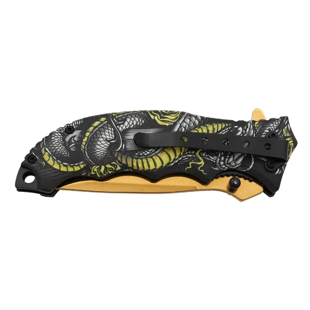 Dark Side Blades - Viper Trace Folding Kniv med Spear Point Blade