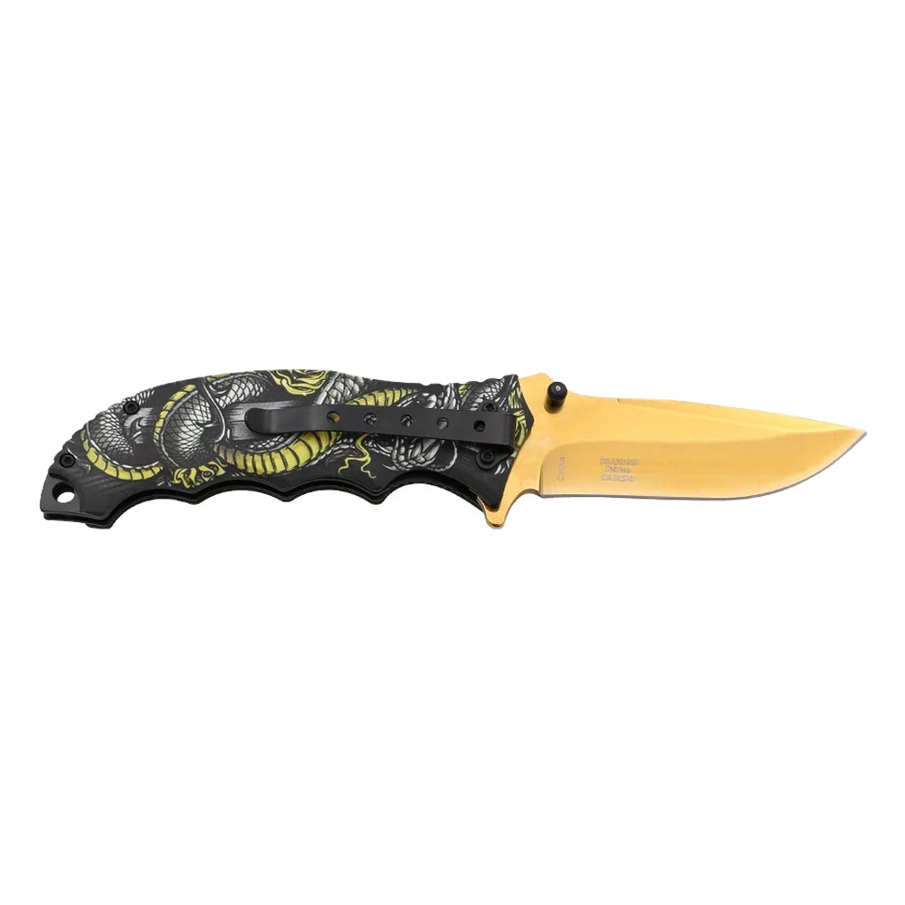 Dark Side Blades - Viper Trace Folding Kniv med Spear Point Blade