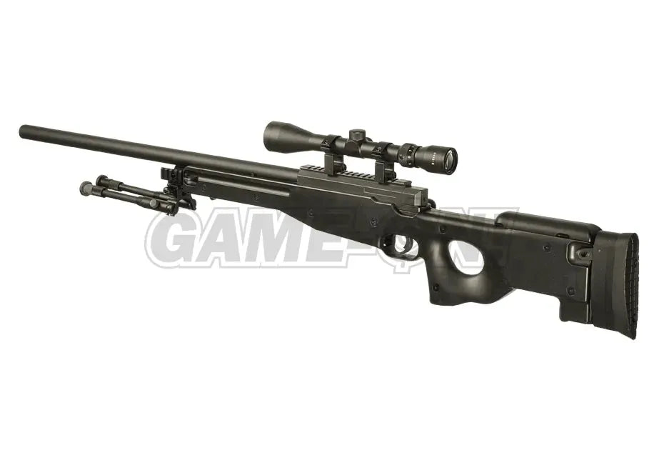 WELL - MB01C L96 Oppgradert Airsoft Sniperrifle - Svart 2.7J - Game-On.no