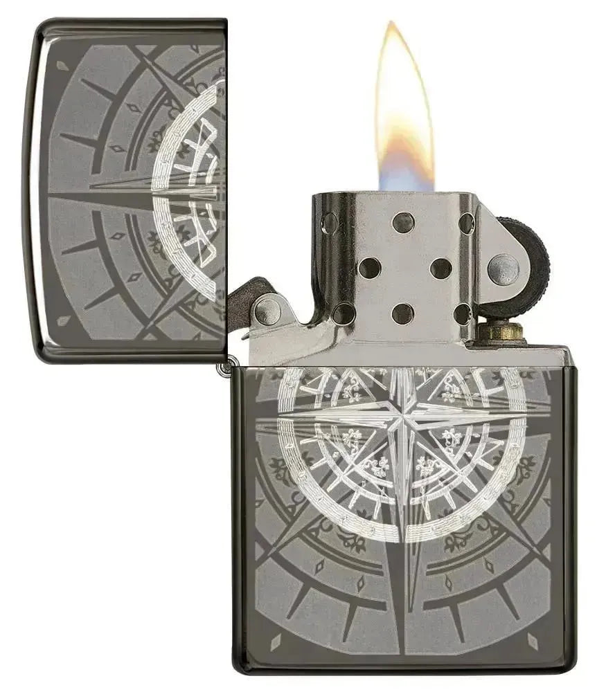Zippo - Black Ice Kompass - Game-On.no