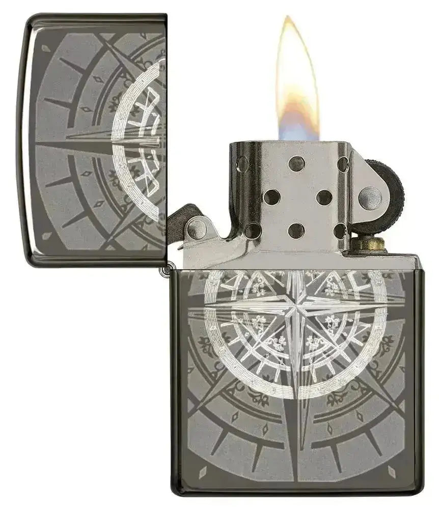 Zippo - Black Ice Kompass - Game-On.no