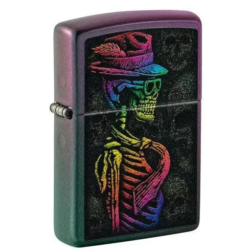 Zippo - Iridescent Skeleton Design - Game-On.no