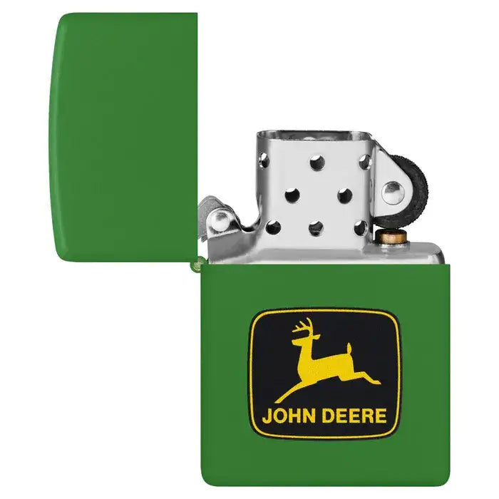 Zippo - John Deere Motiv - Moss Green Lighter - Game-On.no