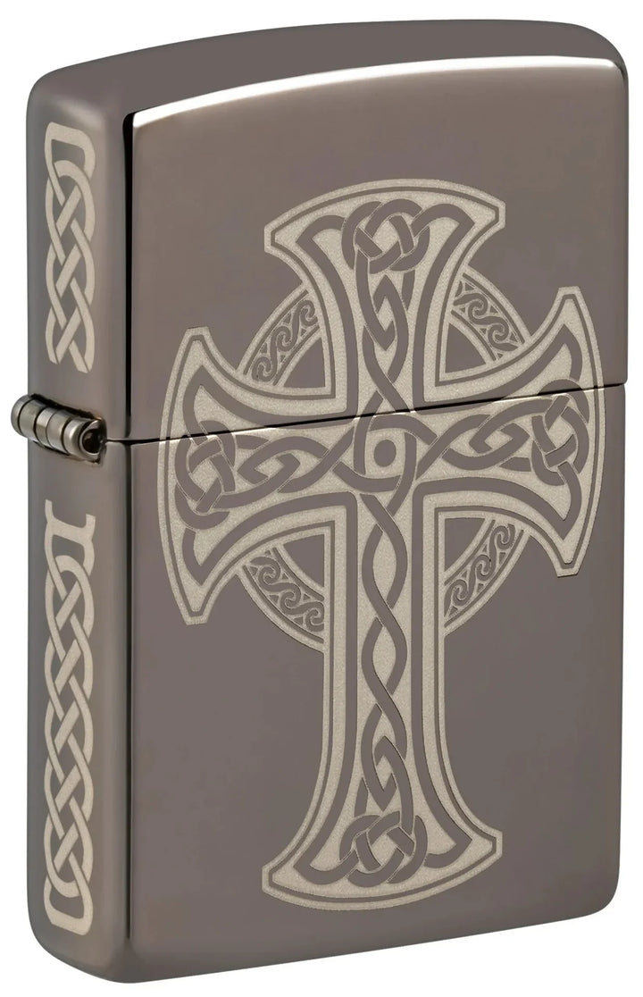 Zippo Lighter - Celtic Cross Design - Game-On.no