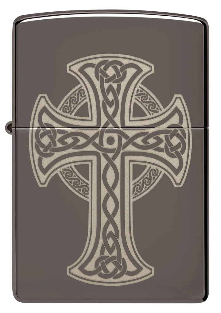 Zippo Lighter - Celtic Cross Design - Game-On.no
