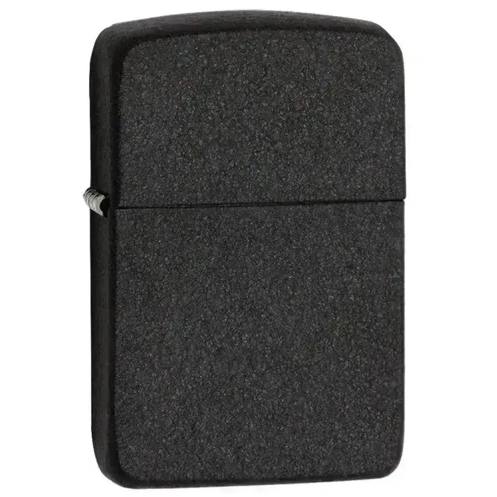 Zippo Lighter - Classic Black Crackle - Game-On.no