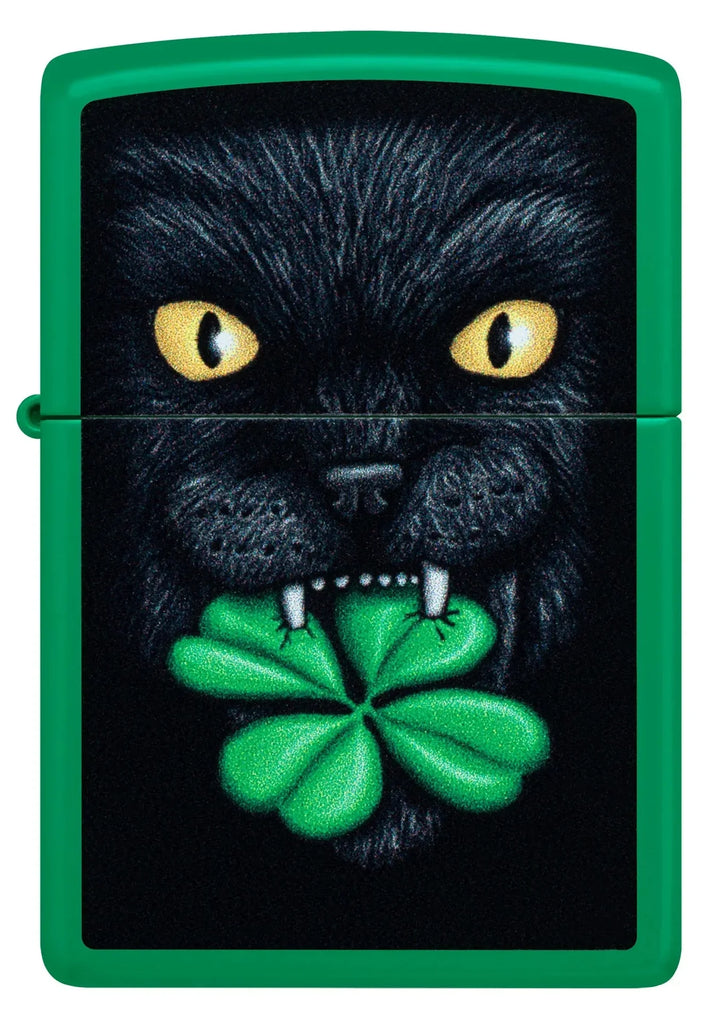 Zippo Lighter - Feline Lucky Design - Game-On.no