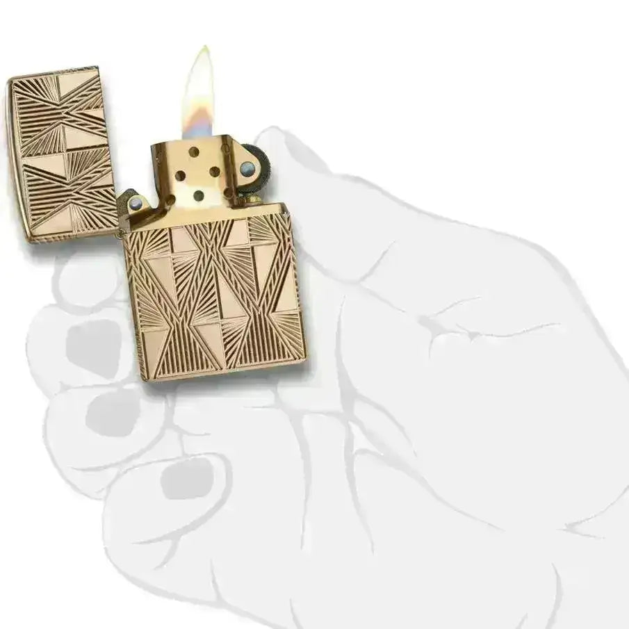 Zippo Lighter - Luxury Diamond Design - Game-On.no