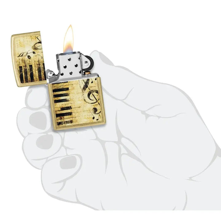 Zippo Lighter - Nothing but Treble Design - Game-On.no