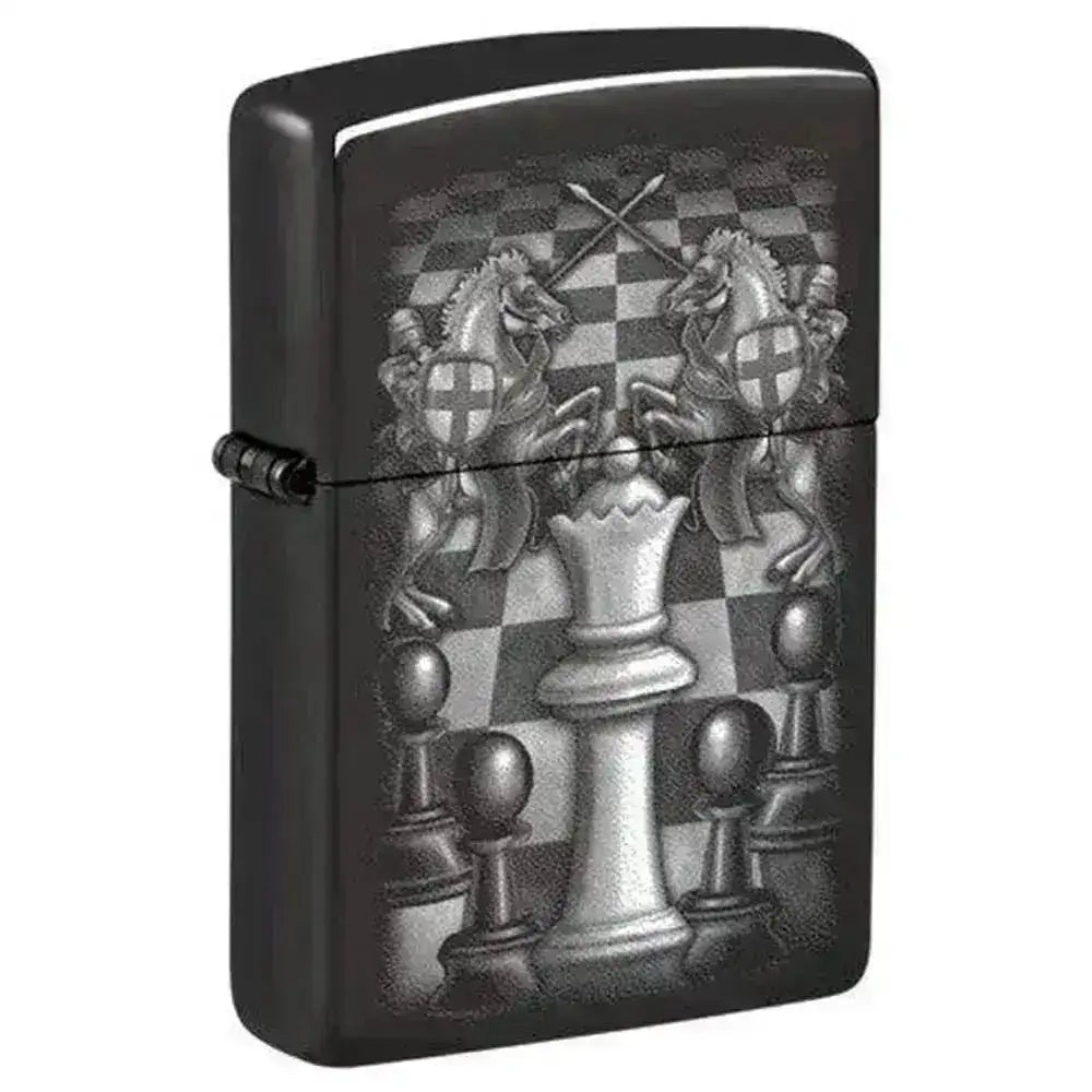 Zippo Lighter - Sjakk Design - Game-On.no