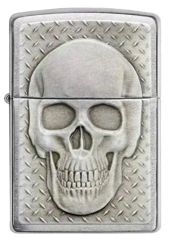 Zippo Lighter - Skull with Brain Surprise - Game-On.no