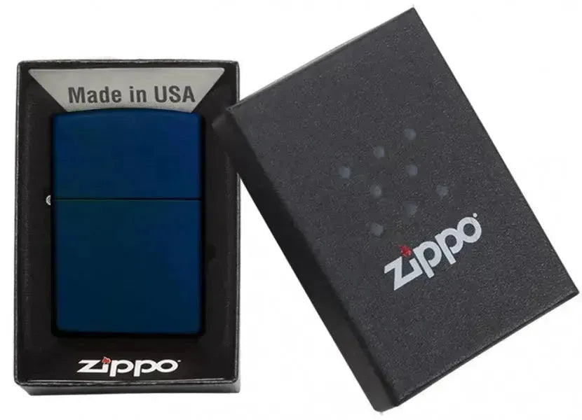 Zippo - Marineblå (Navy Blue Matte) - Game-On.no