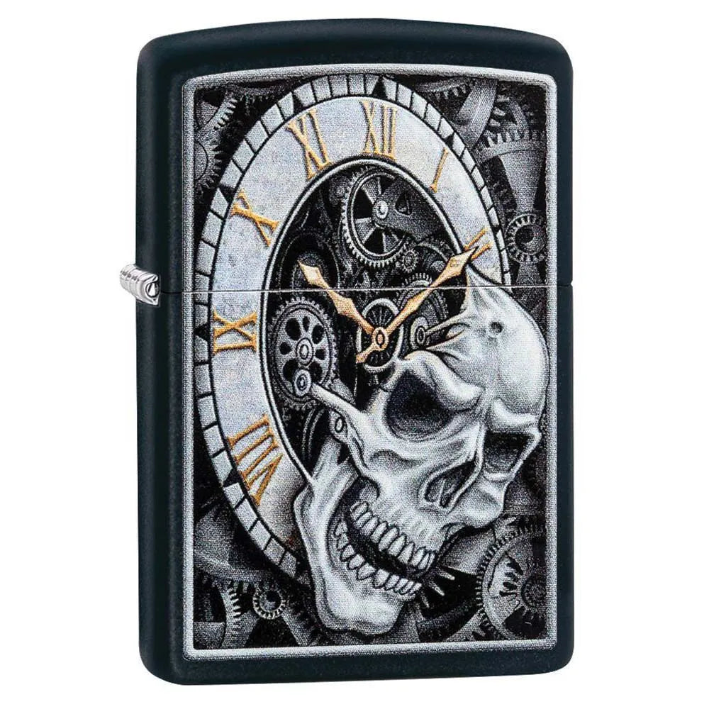 Zippo - Skull Clock Design - gameon.eu